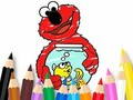 Spil Malebog: Elmo New Friend  online