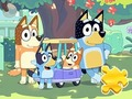 Spil Jigsaw Puzzle: Bluey Family online
