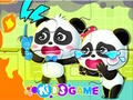 Spil Jigsaw Puzzle: Baby Panda Fyrværkeri  online
