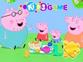 Spil Jigsaw Puzzle: Peppa Pig Family Picnic online