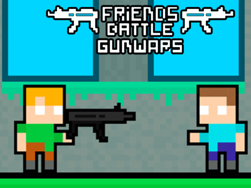 Spil Venner kæmper mod Gunwars  online
