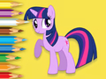 Spil Malebog: Lille Pony  online