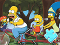 Spil Jigsaw Puzzle: Simpson Family Riding online