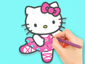 Spil Malebog: Hello Kitty Dancing  online