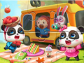 Spil Jigsaw Puzzle: Lille Panda Picnic  online