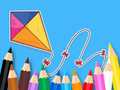 Spil Malebog: Bowknot Kite  online