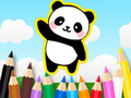Spil Malebog: Sød Panda  online