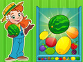 Spil Stribet frugt  online