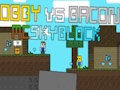 Spil Obby vs Bacon: McSkyblock online