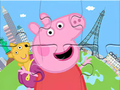 Spil Jigsaw Puzzle: Peppa rejse rundt  online