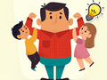 Spil Kids Quiz: Hvad ved du om fars dag?  online
