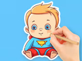Spil Malebog: Sød Super Baby  online
