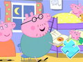 Spil Jigsaw -puslespil: Peppa sovende historie online