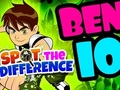 Spil Ben 10 Find forskellen  online