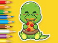 Spil Malebog: Hungry Dinosaurs  online