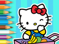 Spil Malebog: Hello Kitty Market  online
