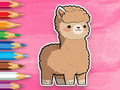 Spil Malebog: Sød Alpaca  online