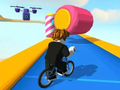 Spil Obby men du er på cykel  online