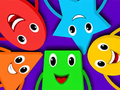 Spil Kids Quiz: Farverige figurer  online