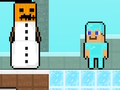 Spil Noob vs Pro Snowman online