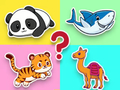 Spil Børnequiz: Hvor bor de 2  online