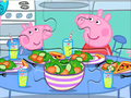 Spil Jigsaw -puslespil: Peppa -middagstid online