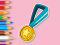 Spil Malebog: Medalje  online