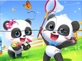 Spil Jigsaw Puzzle: Baby Panda Spring Outing online