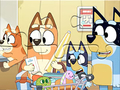 Spil Jigsaw Puzzle: Bluey Shopping Day online