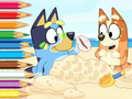 Spil Malebog: Bluey On The Beach  online
