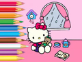 Spil Malebog: Hello Kitty Rainy Day  online