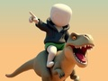 Spil Stickman. Dinosaur Arena online
