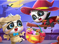 Spil Jigsaw Puzzle: Baby Panda Halloween online