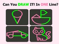 Spil Brain Test: One Line Draw Puslespil  online