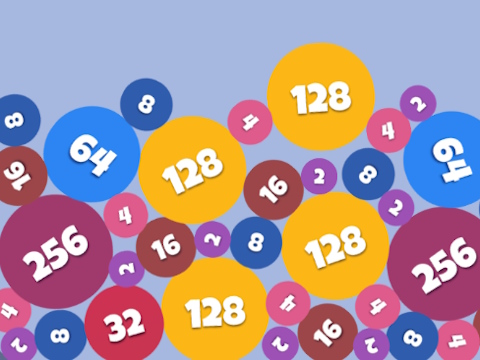 Spil 2048 Matchbolde  online