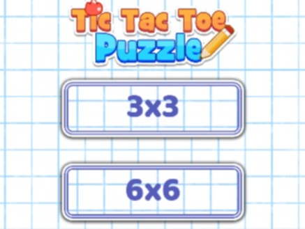 Spil Tic Tac Toe puslespil  online