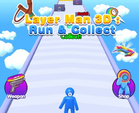 Spil Layer Man 3d Run Collect online