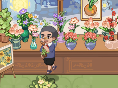 Spil Mart Puslespil Flower Match  online