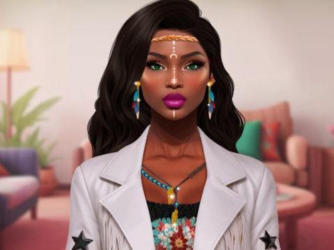 Spil Bohemsk chic dress-up online