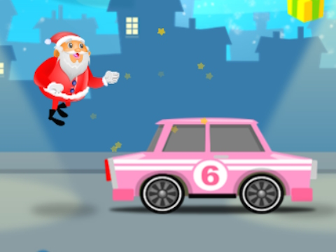 Spil Julemanden racing online