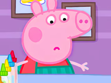 Spil Jigsaw Puzzle: Peppa Pig Fancy Pandekage  online