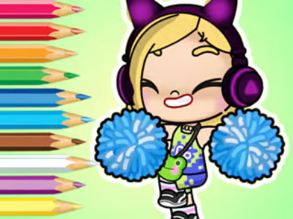 Spil Malebog: Avatar World Cheerleader  online