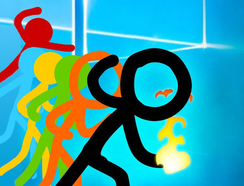 Spil Stickman vs Zombies: Epic Fight online