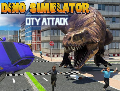 Spil Dino Simulator City Attack online
