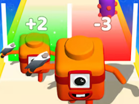 Spil Merge nummer Cube: 3D Run Game online