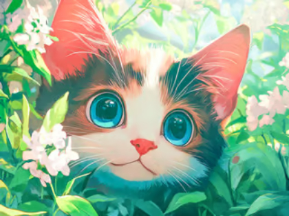 Spil Jigsaw Puzzle: Innocent Cat online