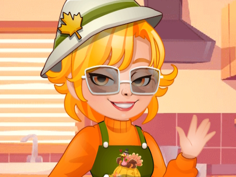 Spil Roxies køkken Thanksgiving cupcake online