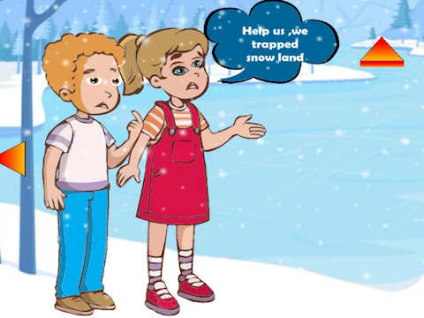 Spil Søskende undslap sneland  online