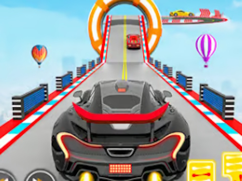 Spil Merge racer - stunts bil online