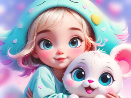 Spil Jigsaw -puslespil: sød baby online
